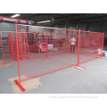 Red Canada Temporary Fence with Small Gate